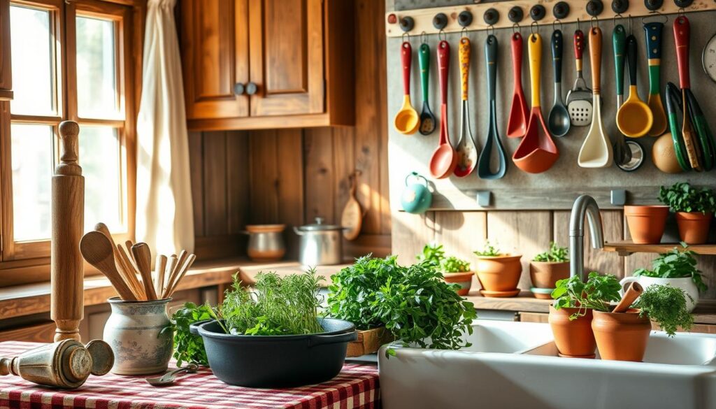 country cooking kitchen tools